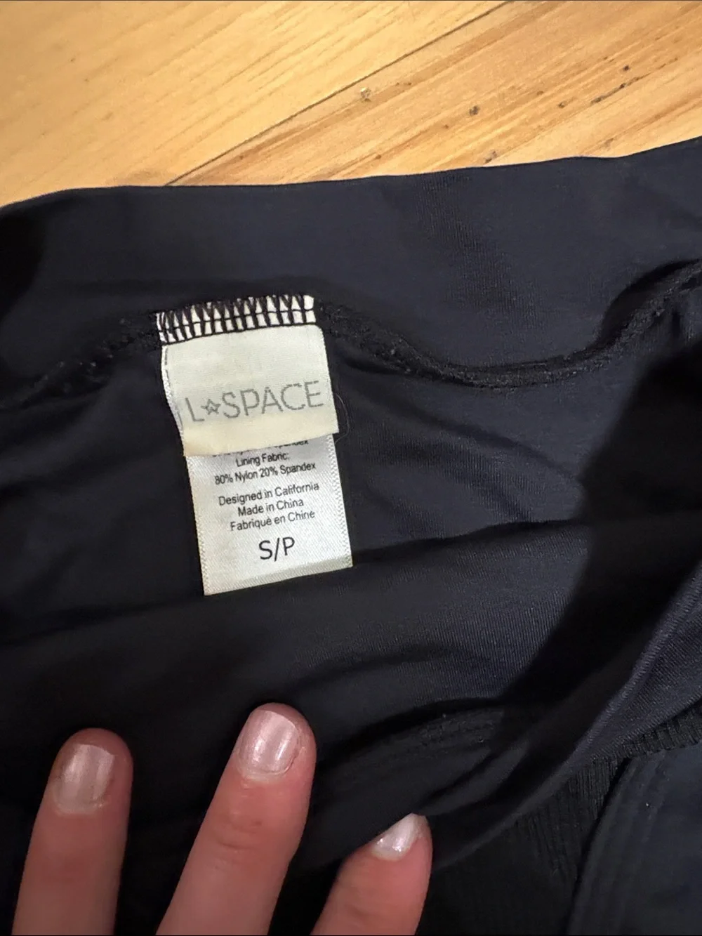 l*space Black Swimwear Bottoms